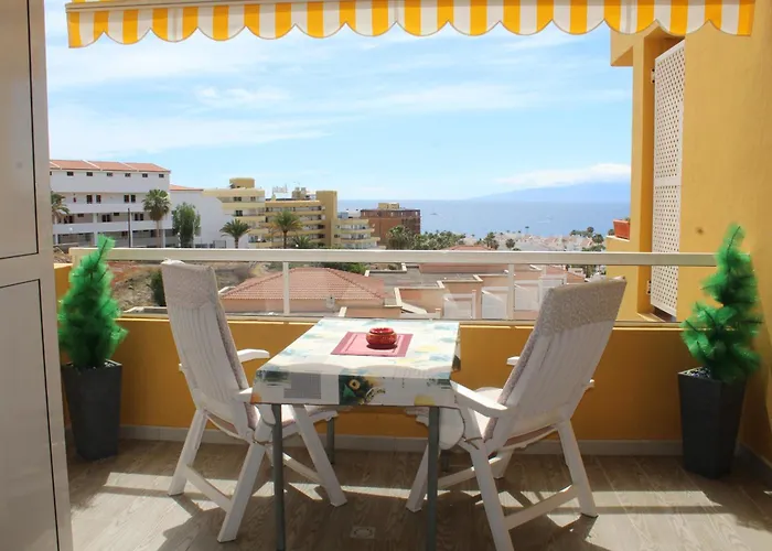 Vaso Rojo Vista Mar Lägenhet Costa Adeje (Tenerife)